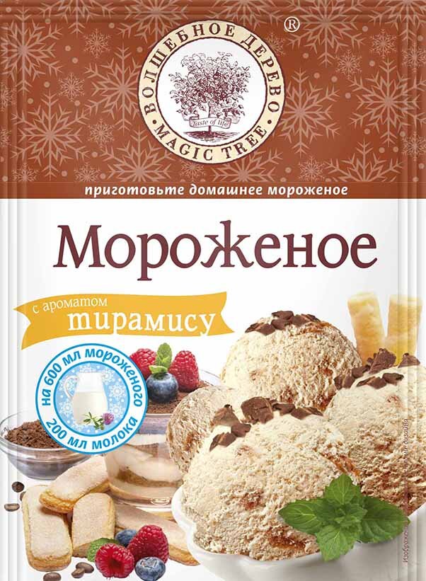 Сухая смесь "Мороженое с ароматом тирамису" 70гр. (Россия)