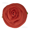 Сахарное украшение "Роза с листом средняя", 1 шт. (Россия)