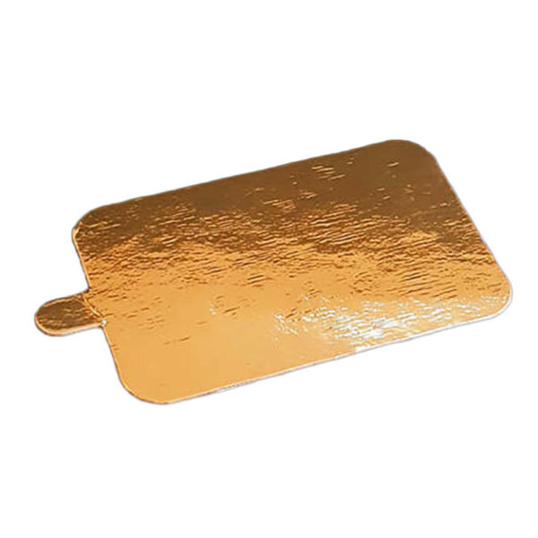 Подложка золото, с держателем, прямоугольник, 90х55 мм. (Россия)