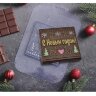 Форма пластиковая для шоколада и конфет «Новый год. Елки, олени».(Россия)(3533)