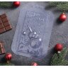 Форма пластиковая для шоколада и конфет «С Новым годом. Снеговик».(Россия)(3537)