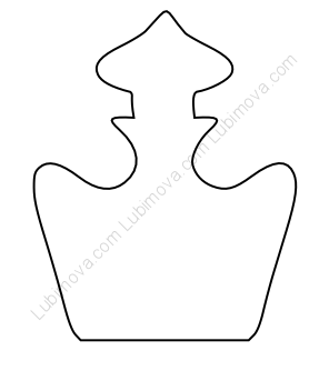 Форма для печенья "Духи 2", 10 см. (Россия)
