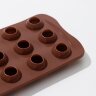 Форма силиконовая для шоколада «Браво»,15 ячеек.(Китай)(2575)