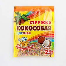 "Приправыч" Кокосовая стружка конфетти, 25 гр.(Россия)