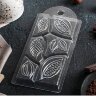 Форма пластиковая для шоколада "Какао дольки", 7х15х1 см. (Россия) (9144)