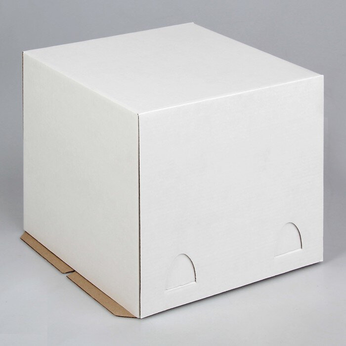 Коробка для торта 24х24х26 см без окна. (Россия)