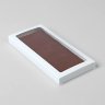 Подарочная коробка под плитку шоколада, 17.1х8х1.4 см., цвета в ассортименте. (Россия)