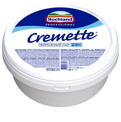 Сыр творожный "Cremette", 2,2 кг. (Россия)
