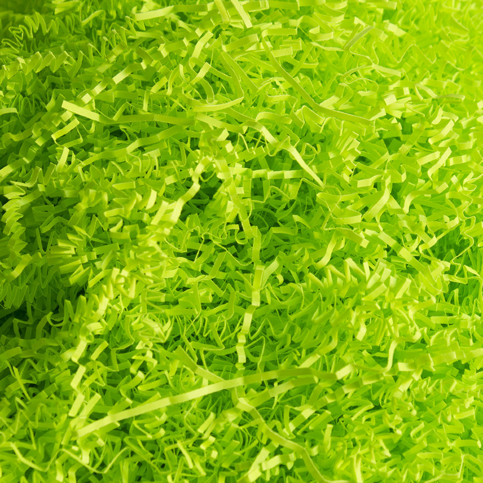 Бумажный наполнитель. Цвет: Зеленый неон (122), 3 мм., 50 гр. (Россия)