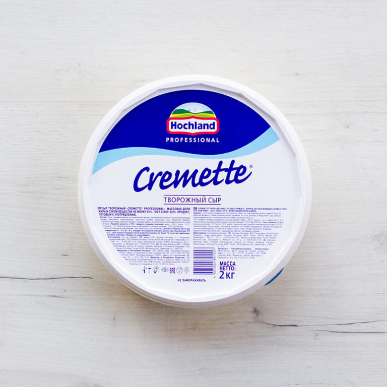 Сыр творожный "Cremette", 2 кг. (Россия)