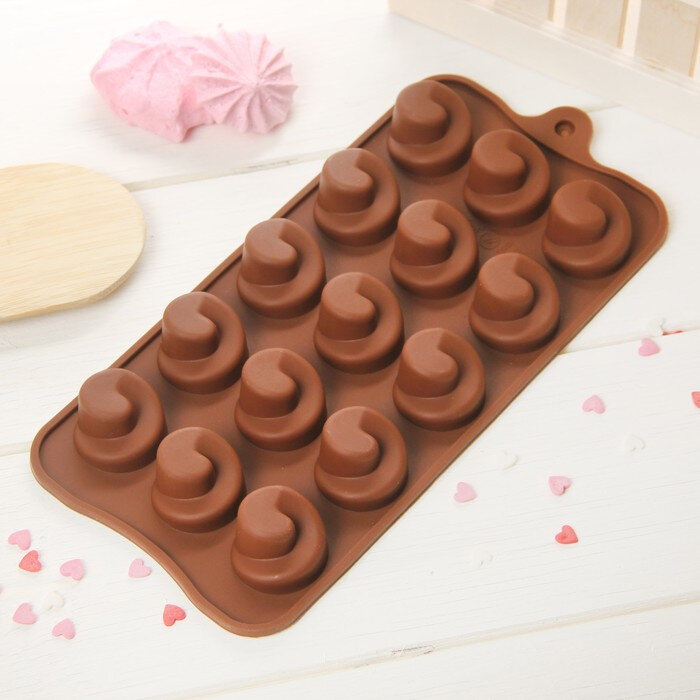 Форма для льда и шоколада "Вихрь", 15 ячеек. (Китай)
