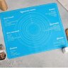 Силиконовый коврик для выпечки "Идеальное тесто", 50х40 см. (Китай)