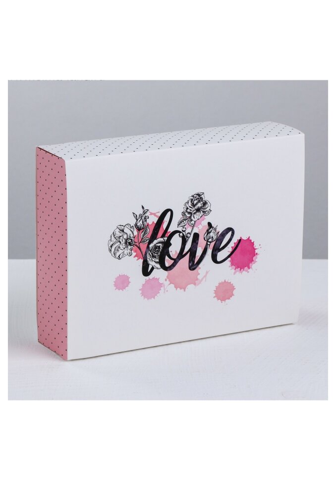 Коробка для сладостей «Love», 20 × 15 × 5 см.(Китай)(7277)