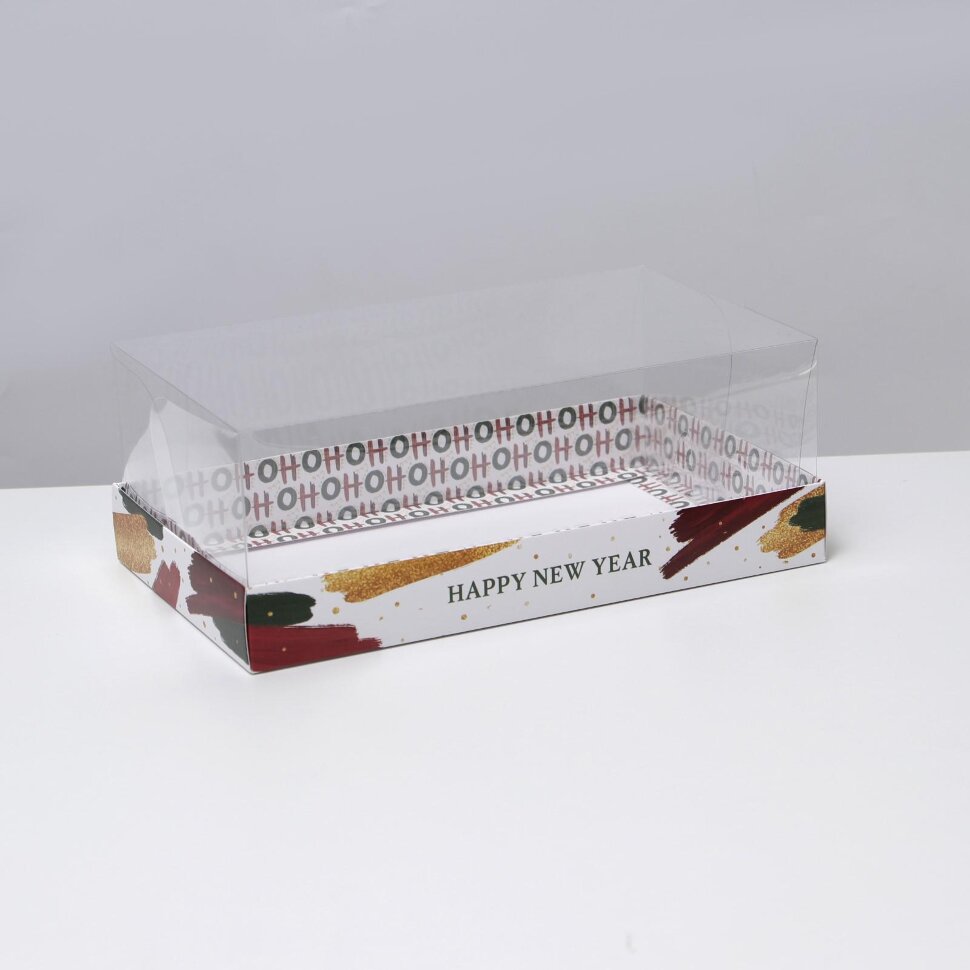 Коробка для десерта New, 22 х 8 х 13,5 см.(Китай)(0260)