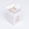 Коробка под десерты, белая, 15 х 10 х 10 см.(Китай)(8742)