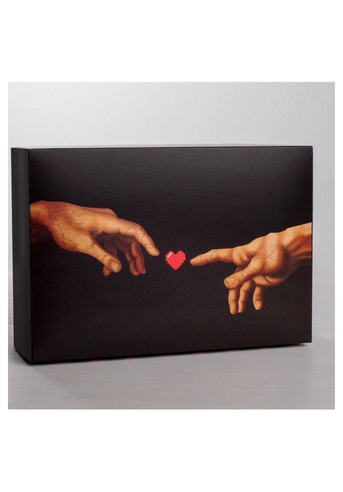 Коробка складная «LOVE», 16 × 23 × 7.5 см.(Россия)(1306)