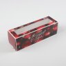 Коробка для макарун «Красные шары» 18 х 5,5 х 5,5 см.(Россия)(5421)