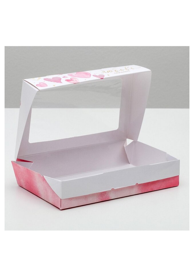 Коробка складная «Для любимых», 20 × 12 × 4 см.(Россия)(7435)