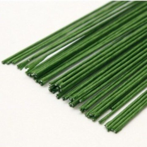 Проволока для цветов зеленая 0,9 мм 20 шт. (№22).(Китай)