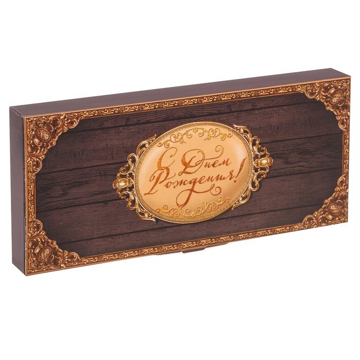 Коробка для шоколада "Дерево", 18х8х2 см. (Россия)