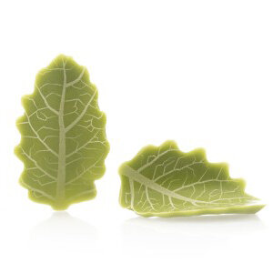 Украшение шоколадное Извилистый листок зеленый Dobla, 1 шт.(Вьетнам)