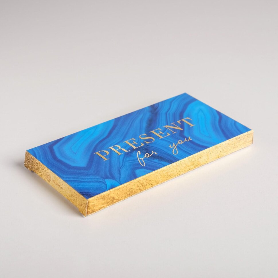 Коробка для шоколада Present, 17,3 × 8,8 × 1,5 см.(Россия)(9666)