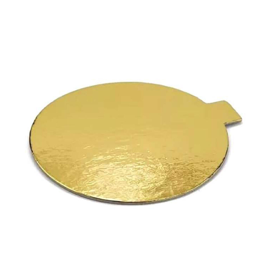 Подложка золото, с держателем, круг, d-100 мм. (Россия)