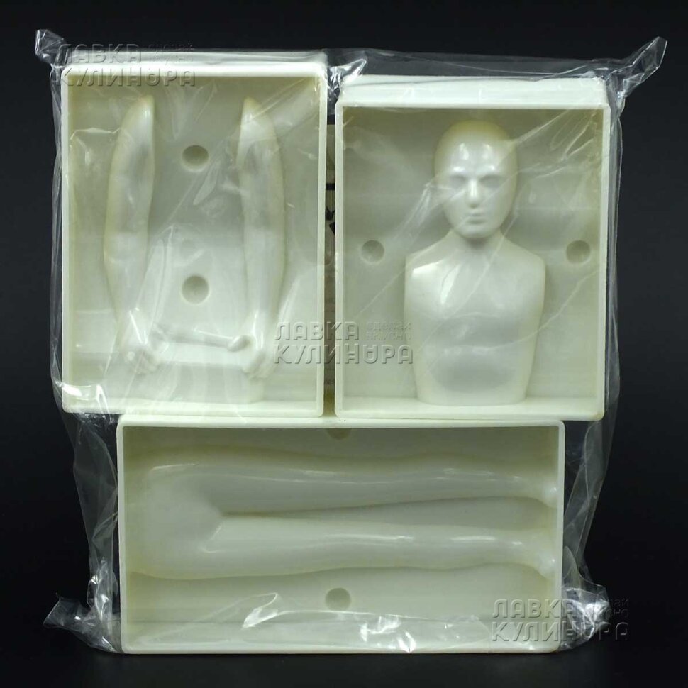 Форма пластиковая (молд) "Мужчина" 3D, h-21 см