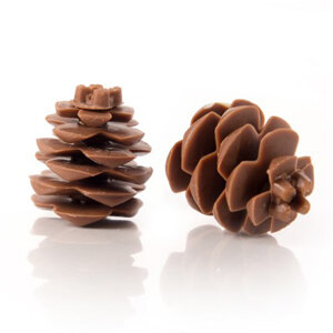 Украшение шоколадное Шишка 3D.1 шт. (Бельгия)