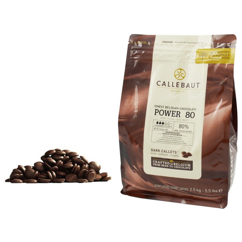 Шоколад горький "Callebaut Power", 80%.  (Бельгия)