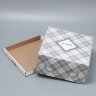 Коробка под торт, кондитерская упаковка «Подарок», 24 х 24 х 12 см, 1.5 кг.(Россия)(4523)