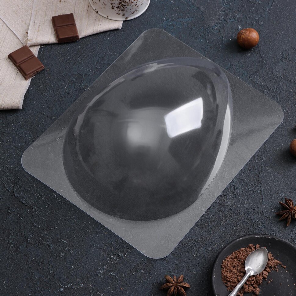 Форма для шоколада «Яйцо», пластик.(Россия)(6869)