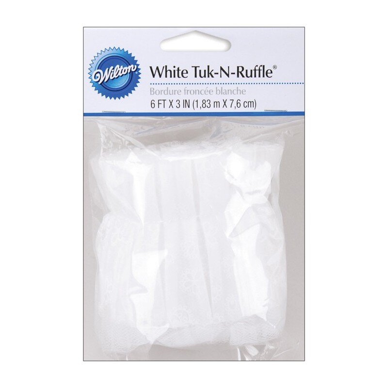 Белое кружево для украшения тортов от Wilton, 183 см. (Wilton США)