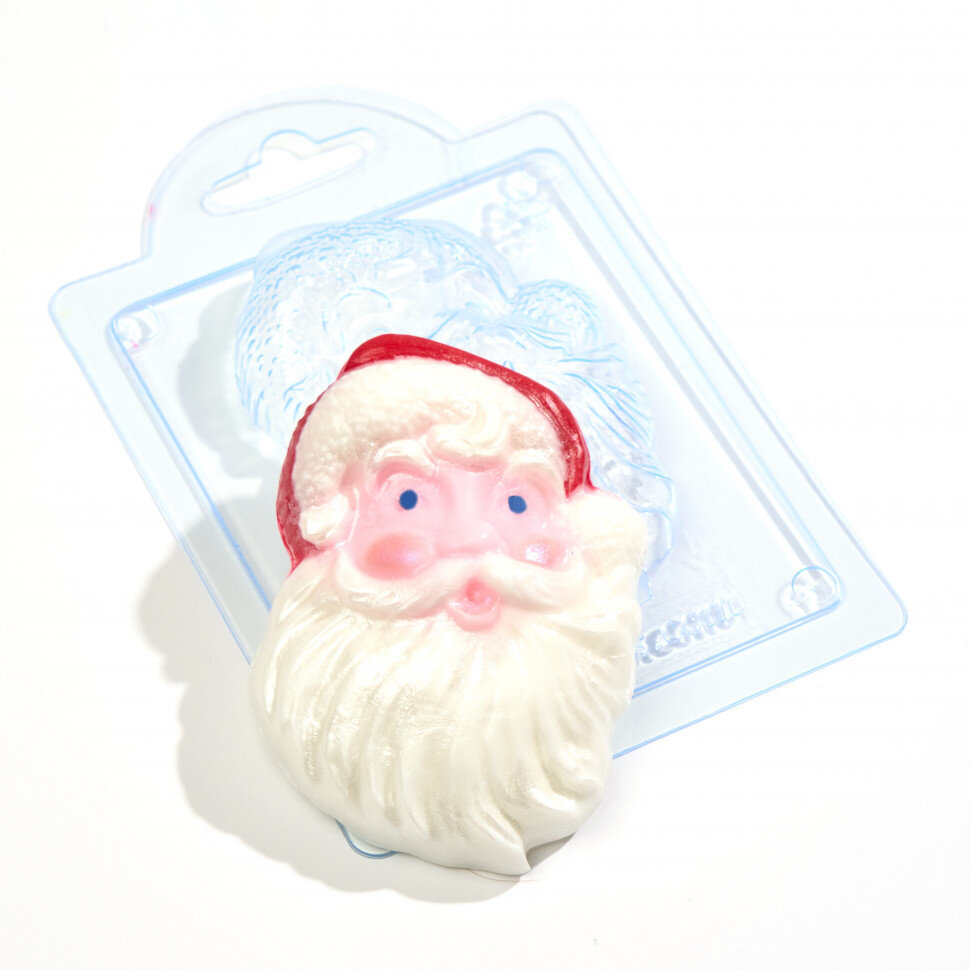 Форма пластиковая для шоколада "Дед Мороз".(Россия)