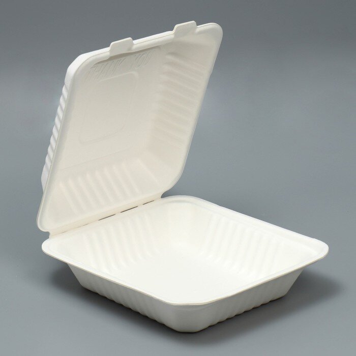 Коробка для бенто-торта с вилкой «С любовью», 21 х 20 х 7,5 см.(Россия)(5506)