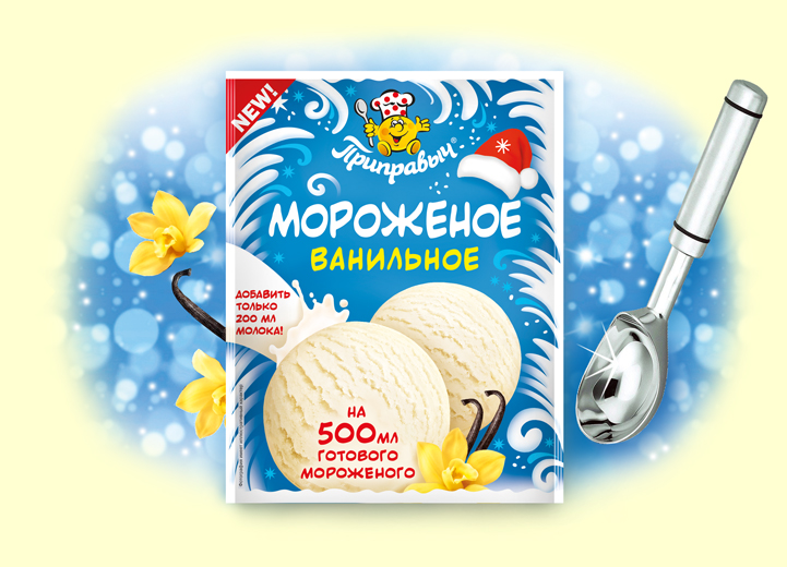 Мороженое "Приправыч" Ванильное, 70 гр.(Россия)